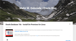 Desktop Screenshot of mahir-quluzade.com